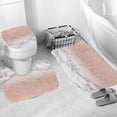 thumbnail image 2 of Moyic Cortina de ducha moderna para baño: juego de cortina de ducha impermeable y elegante para baño Cortina de ducha impermeable Juegos de accesorios de baño 4 juegos 180*180+45*75, 2 of 6