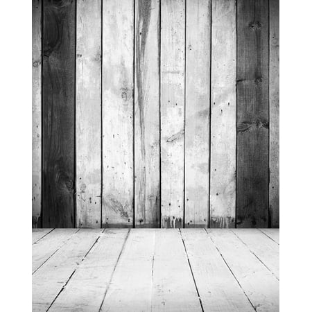 Image of HelloDecor 5x7ft Vintage Gray Wood Planks Floor Portraits Pet Photography Backdrops Indoor Studio Backgrounds Photo Props