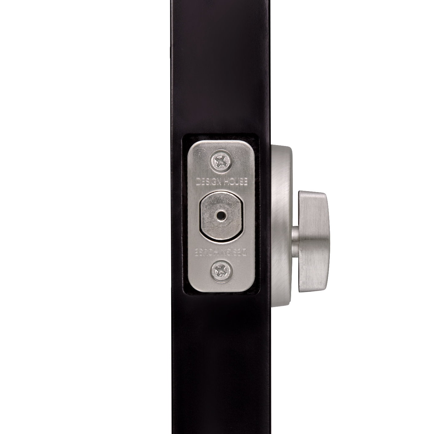 Design House Pro Deadbolt 2.375" Single Sided Deadbolt with Turn-Button Interior, Satin Nickel