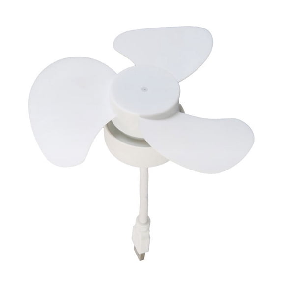 USB Fan DC5V Ceiling 360 Degree Adjustment Low Noise Electric Indoor Cooling for Notebook