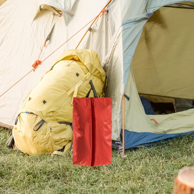 Bolsa de almacenamiento plegable Sharpla Bolsa de zapatos para acampar Resistente al desgaste Rojo