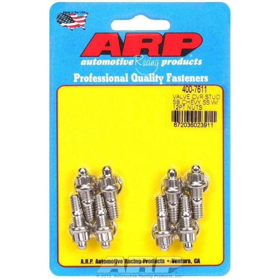 Arp S/S Valve Cover Stud Kit 12pt. (8)
