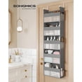 thumbnail image 2 of Organizador Shelf SONGMICS para colocar sobre la puerta, paquete de 2 unidades, 5 niveles, gris, 2 of 7