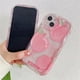 thumbnail image 4 of Pink Peach Cherry Cover For Samsung Galaxy A54 A34 A51 A53 A32 A52 A32 A73 S23 Ultra S20 FE S21 Plus Soft TPU Flower Wavy Case, 4 of 5
