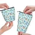 thumbnail image 3 of Xecao Sea Shells 2 Print Telescopic Pencil Bag Pen Holder Pop Up Stationery Case Stand-up Retractable Transformer Bag Standing Organizer, 3 of 6