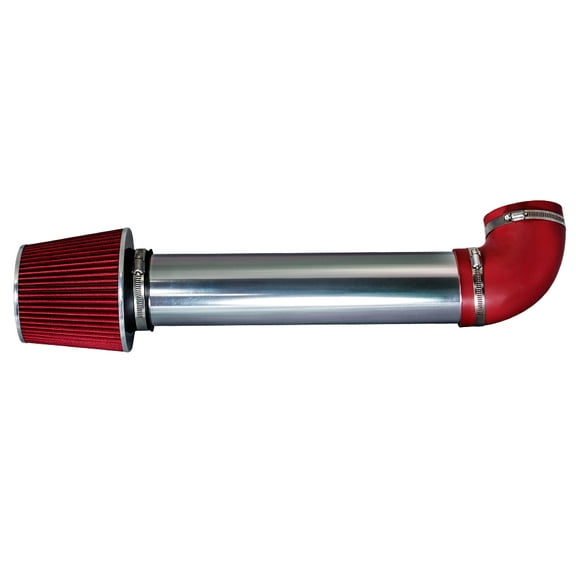 Rtunes Racing Short Ram Air Intake Kit   Filter Combo Compatible For 05-10 Grand Cherokee V8 / 06-10 Commander V8 / 06-10 Grand Cherokee 6.1L SRT8 V8 (Red)