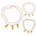 thumbnail image 2 of Collier Multicouche Fausse Perle Collier Ananas Collier Perlé pour Femmes, 2 of 10