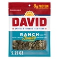 thumbnail image 3 of (2 pack) DAVID Jumbo Sunflower Seeds, Ranch Flavor, Father's Day Baseball Snack for Dad, 5.25 oz., 3 of 10