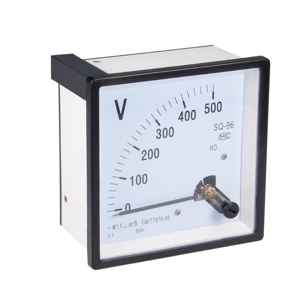 0500V Analog Panel Voltage Gauge Volt Meter 96 1.5 Error Margin