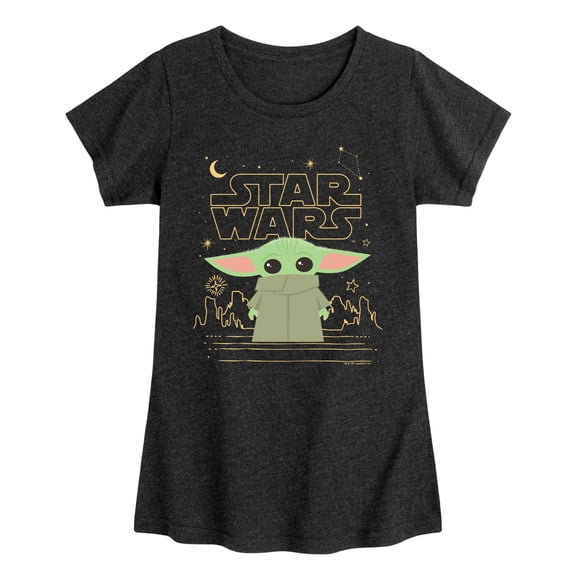 Star Wars - The Child - Youth Girls Fitted Short Sleeve T-Shirt