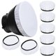 thumbnail image 1 of 10Pack 7 inches/180mm Soft White Diffuser Sock, Softens The Light Output, Perfect for Studio Strobe Reflector, Portrait, Product Photography and Video Shooting, 1 of 5