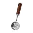 thumbnail image 4 of Cuchara medidora de acero inoxidable de 15 ml, herramientas de medición de cocina, agarre cómodo, madera Plata, 4 of 9