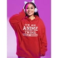 thumbnail image 4 of Tstars Men's Anime Lover Hoodie - Ideal Gift for Anime Enthusiast - M, Red, 4 of 8