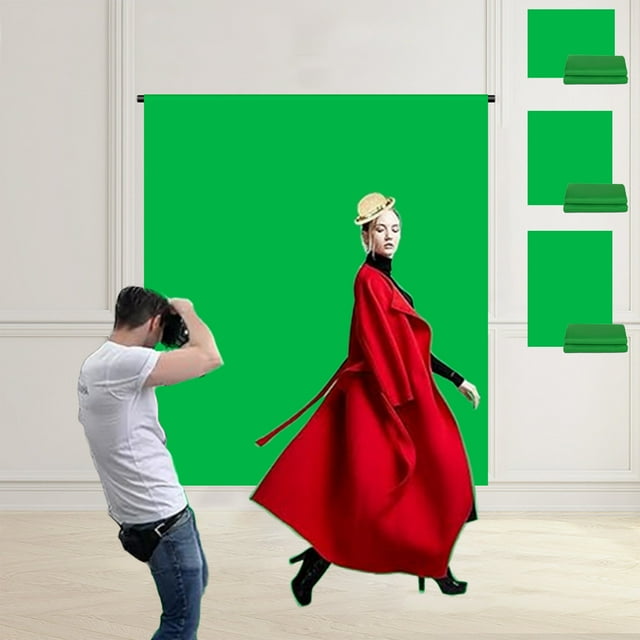 Jusqu'à 40 % de Réduction sur les Cadeaux Oefntac Rideau de Fond Réutilisable en Tissu Couleur Unie Idéal pour Portraits et Séances Photo