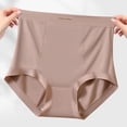thumbnail image 4 of Ropa interior de cintura alta con control de abdomen para mujer, bragas invisibles sin costuras de talla grande, bragas suaves de cobertura completa para mujer, 4 of 8