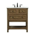thumbnail image 3 of 30 inch single bathroom vanity in driftwood, 3 of 8