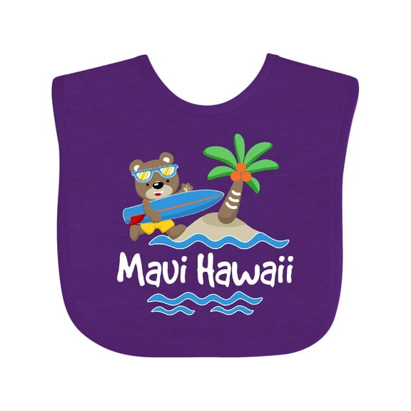 Inktastic Maui Hawaii Cute Vacation Boys or Girls Baby Bib
