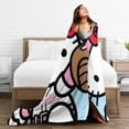 thumbnail image 4 of Hello Kitty Blanket, Super Soft Throw Blanket, Cozy Flannel Blankets For Boys Girls, Warm Blankets For Couch Sofa Bed, 60"X50", 4 of 9