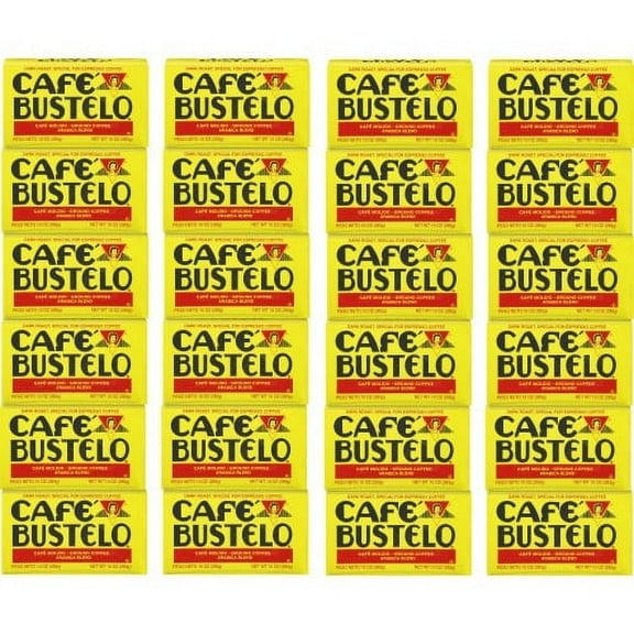 Caf Bustelo Dark Roast Ground Coffee Ground Arabica - Dark/Bold - 10 oz Per Can - 24 / Carton