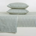 thumbnail image 3 of Great Bay Home Striped Microfiber Wrinkle Resistant Sheet Set  (Twin, Blue), 3 of 7