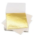 thumbnail image 4 of 100Pcs Colored Gold Leaf Sheets Silver Glitter Paper Art Crafts For Gilding Furniture Walls Nail DIY Painting, 4 of 7