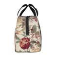 Flower painting art Fashionable Lunch bag and trendy patterns Handheld
