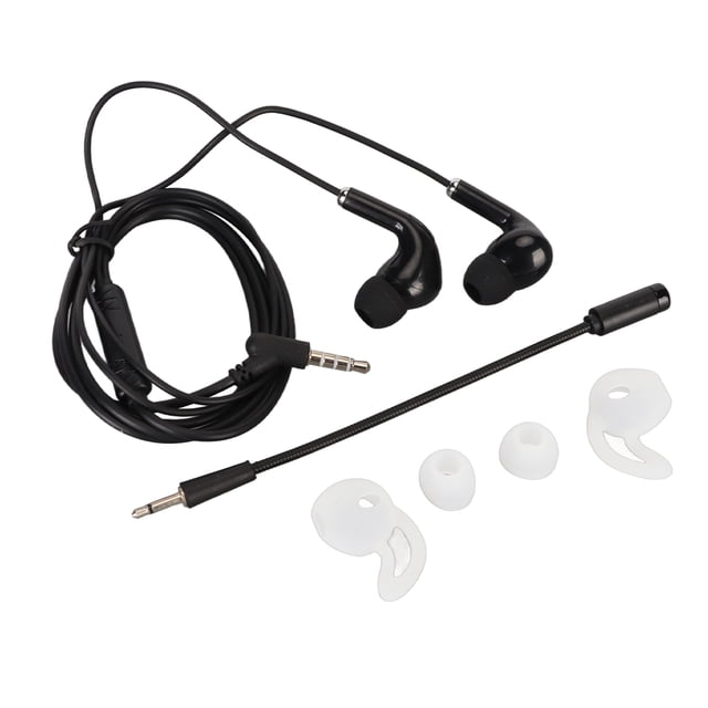 Auriculares para juegos por cable con enchufe de 3,5mm, auriculares estéreo con cancelación de ruido y micrófono ajustable para PS4, Xbox One, PC y portátil