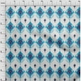 thumbnail image 4 of oneOone Silk Tabby Medium Blue Fabric Asian Ikat Dress Material Fabric Print Fabric By The Yard 42 Inch Wide-6175, 4 of 4