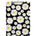 thumbnail image 1 of FMSHPON Stylish Beautiful Daisies Pattern Clipboard Hardboard Wood Nursing Clip Board and Pull for Standard A4 Letter 13x9 inches, 1 of 6
