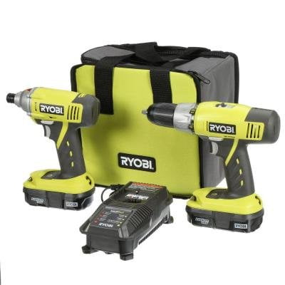 Ryobi P882 One+ 18v Lithium-Ion Drill and Impact Driver (Best 18v Drill Driver Combo)
