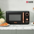 thumbnail image 6 of Open Box Haden 700 Watt .7 Cubic Foot Microwave w/Digital Controls,Black/Copper, 6 of 11
