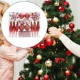 thumbnail image 3 of 40 piezas de adornos de bolas de Navidad, decoración navideña, adornos colgantes para de Navidad, guirnalda de cumpleaños, fiesta, aniversario Rojo BLESIY Bolas colgantes de árbol, 3 of 7