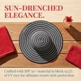 thumbnail image 3 of Solaris Floppy Sun Hats for Women, Wide Brim for Summer Beach UV Protection, Foldable for Gardening and Hiking, Black, 3 of 7