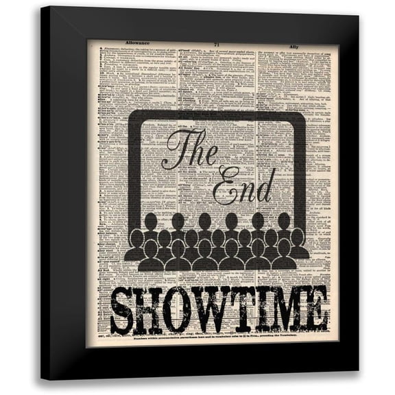 Greene, Taylor 12x14 Black Modern Framed Museum Art Print Titled - SHOWTIME 2