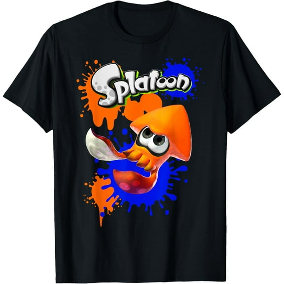 Splatoon T-shirt Splatoon Orange Inkling Super Splat Graphic T-Shirt