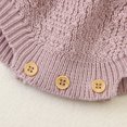 thumbnail image 6 of Baby Bodysuit Cute Newborn Girl Outfits Clothes Tops Fashion Summer Toddler Infant Strap Jumpsuit Solid Knitted Kids Onesie 0-2Y, 6 of 6