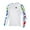 White, variant on Voofly Mens Fishing Shirts UPF50+ Long Sleeve Rash Guard for Men Fishing Running Blue M