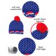 thumbnail image 4 of Uuiauoio LED Christmas Hat with Santa Claus Design Knitted Beanie Warm Ear Protection Winter Fashion Holiday Wear Festive Party Accessory and Seasonal Celebration, Holiday Party Supplies, 4 of 6