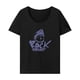 thumbnail image 1 of Camiseta para Mujer Verano Elegante Camisa con Cuello Redondo para Mujer para Playa Camping Senderismo Negro, 1 of 7
