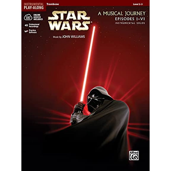 Pre-Owned Star Wars Instrumental Solos (Movies I-VI): Trombone, Book & Online Audio/Software [With CD (Audio)] (Paperback) 0739058258 9780739058251
