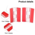 thumbnail image 2 of 4 Pcs Acrylic Hinge Clear Plastic Hinge Transparent Plastic Hinges Continuous, 2 of 10