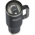 thumbnail image 6 of Thermos 40 oz Stainless Steel Cupholder Mug w/ Straw Graphite, 6 of 15