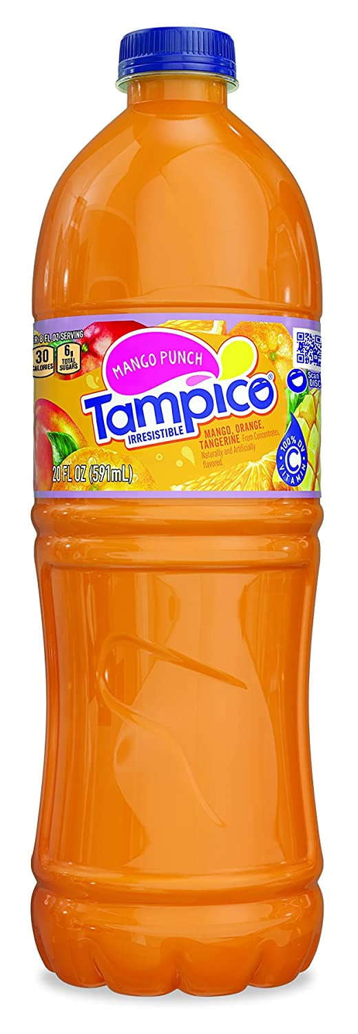 Tampico FruitFlavor Drinks, Mango Punch, 20 Fl Oz (Pack of 24)
