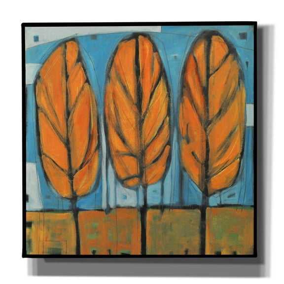 Epic Graffiti 'Fall Trees' by Tim Nyberg, Canvas Wall Art, 18"x18"