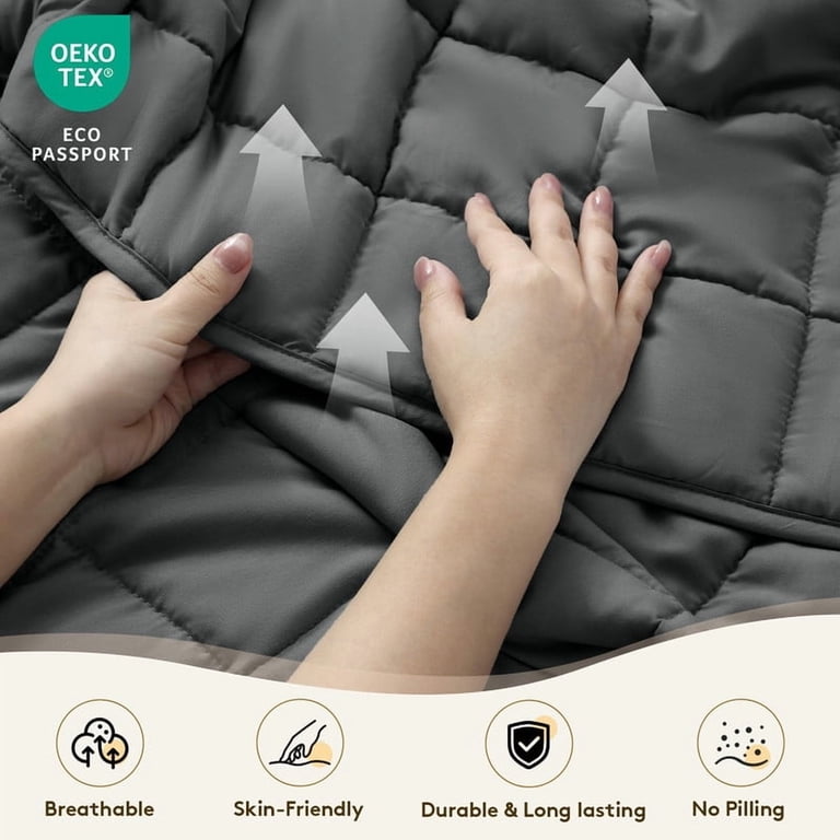 Fundaze Weighted Blanket, Queen 60x80 20lb Polyester photo 2