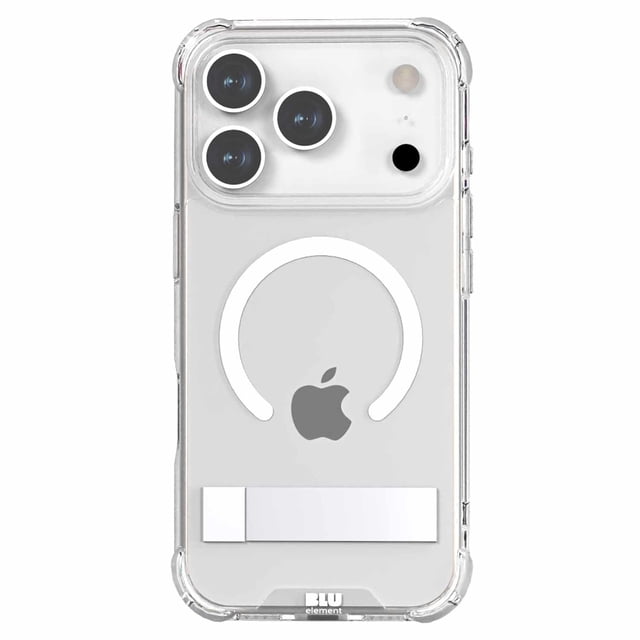 Blu Element DropZone Rugged MagSafe w/kickstand Case Clear for iPhone 17 Pro
