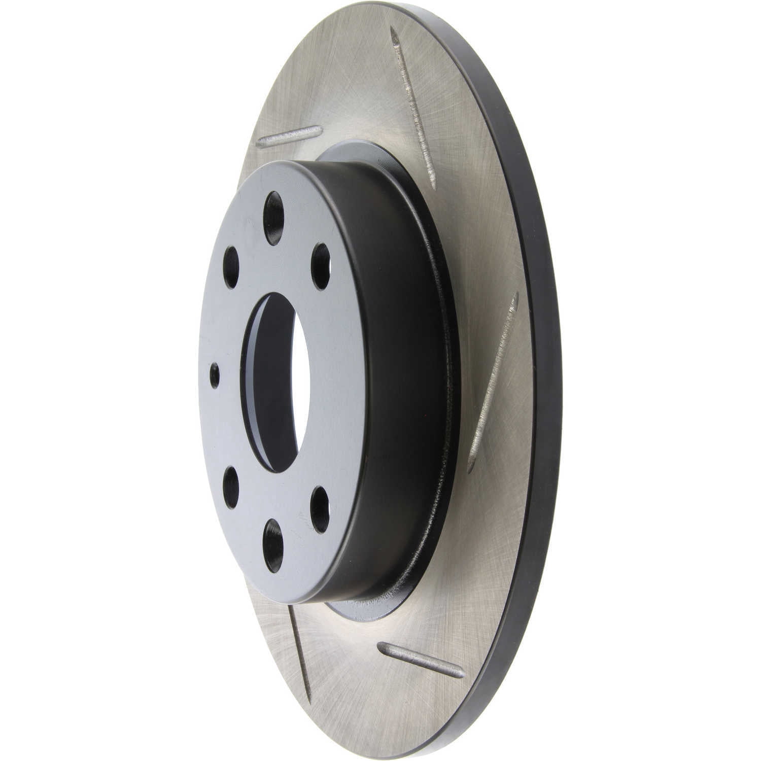 StopTech 126.45035SL Sport Slotted Brake Rotor; Rear Left, European style brake pad compounds