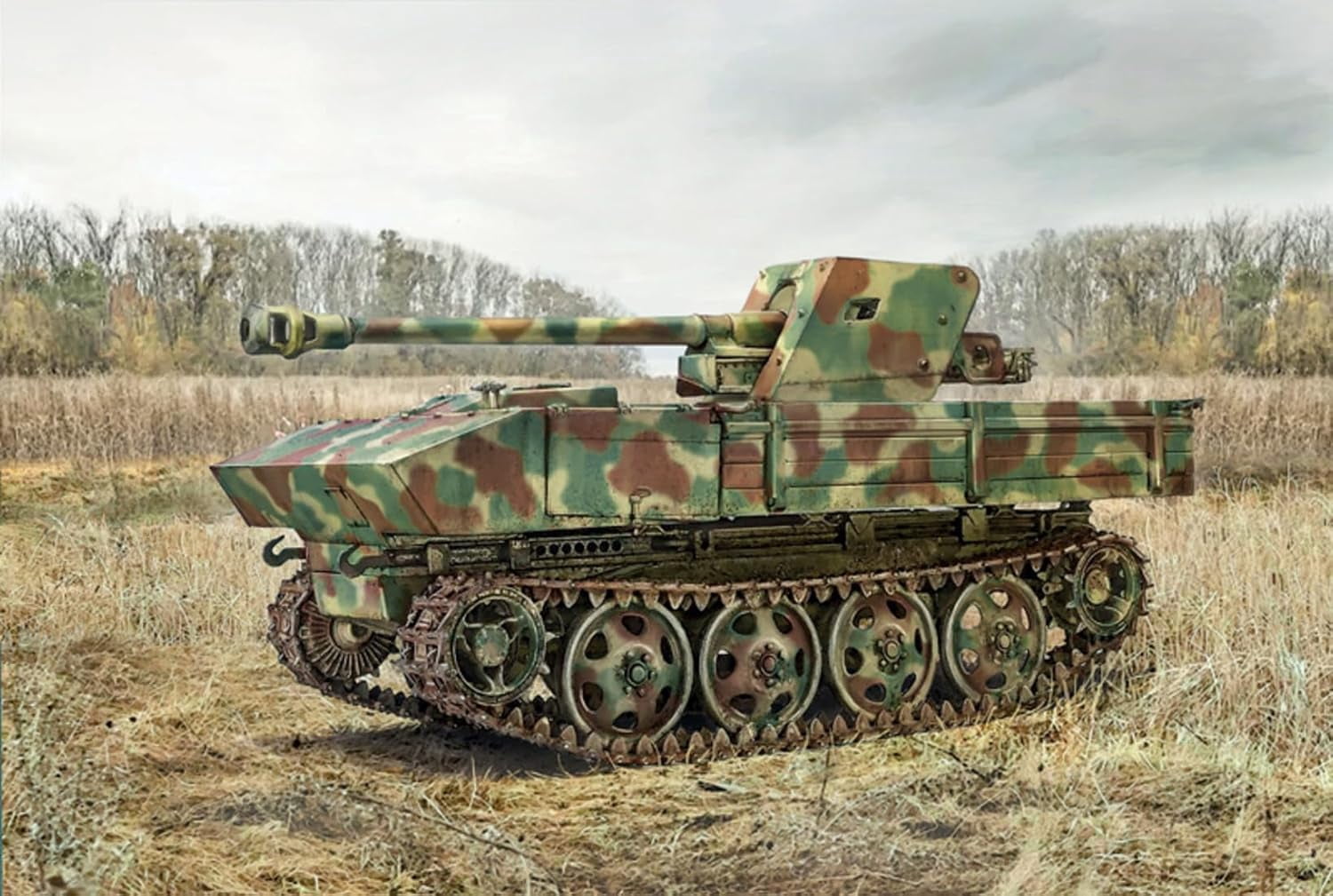 Italeri 0355 1:35 7.5 cm RSO with PAK40 - Faithful Replica, Model Building, Plastic Kit, Tank K