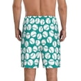 thumbnail image 2 of Yiaed Green Baseball for Men's Soft Sleep Pajama Short Lounging Pajama Shorts-3X-Large, 2 of 8
