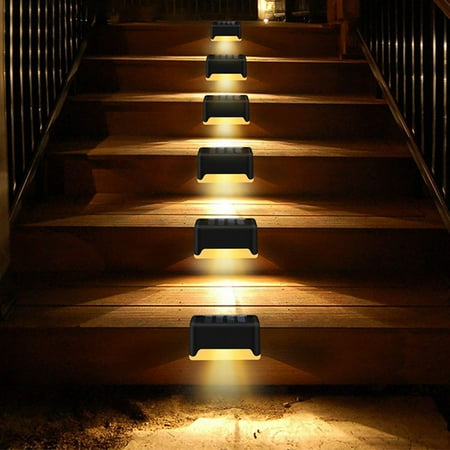 

YOUTHINK Lighting Equipment 4Pcs Solar Wall Light LED Garden Fence Lamp For Outdoor Landscape Lighting Decoration Garden Light